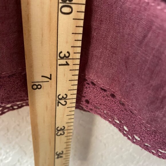 Umgee M Pink Long Sleeve Embroidered Boho Tunic Dress Boho Cottagecore - Picture 15 of 16